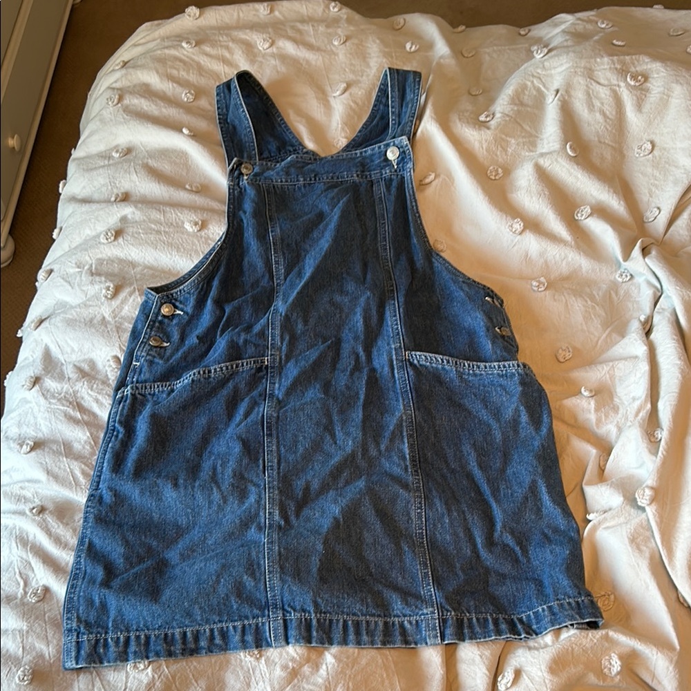 Denim Overall Dress